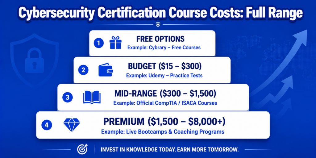 Cybersecurity Certification Course Costs